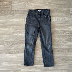 Women’s Gray Madewell The Perfect Vintage Crop Jean